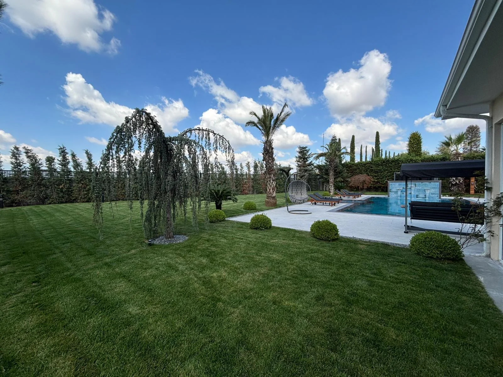 villa peyzajı